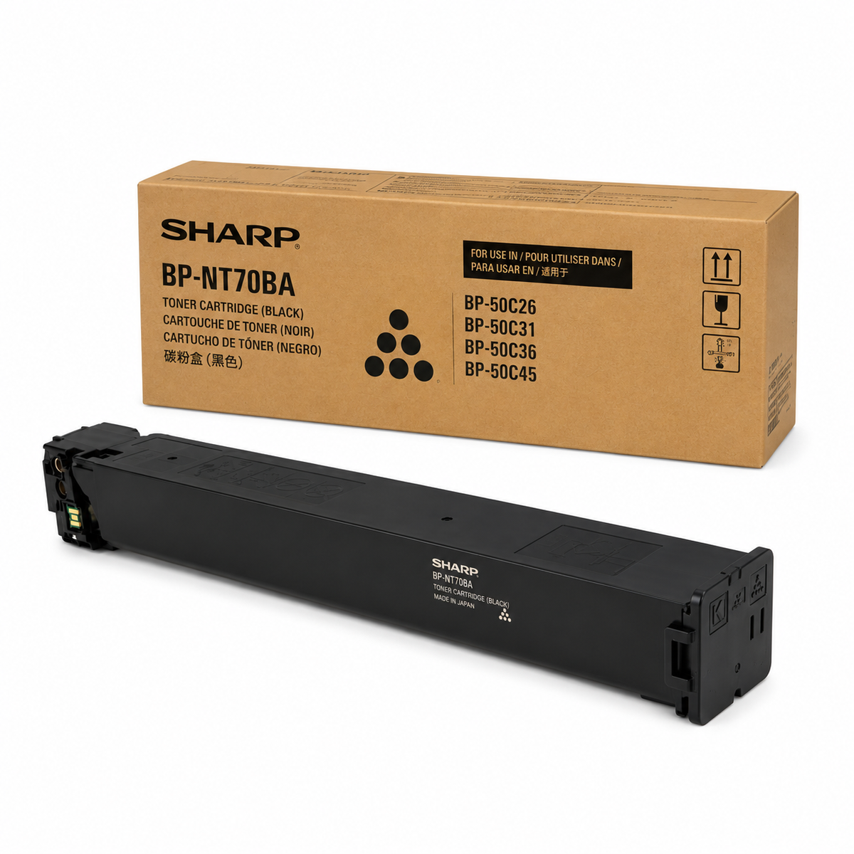 OEM Sharp BP-NT70BA Black Toner Cartridge